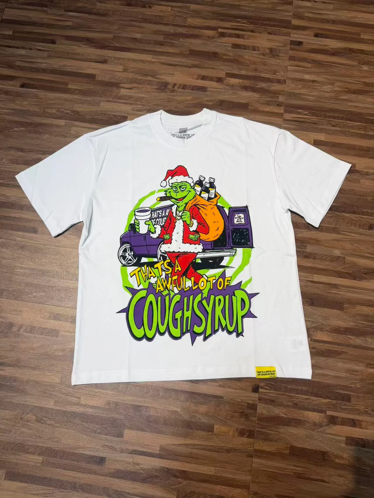 # / ｜ THAT'S A AWFUL LOT OF COUGH SYRUP In Stock T （fabric):32 Sizes（size）：S-M L X L （colour）： / 👉